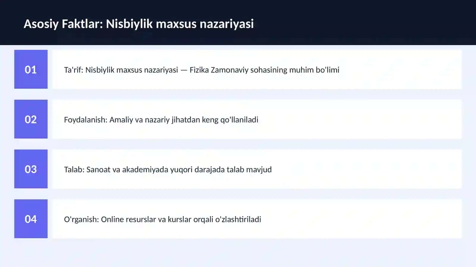Nisbiylik maxsus nazariyasi 3