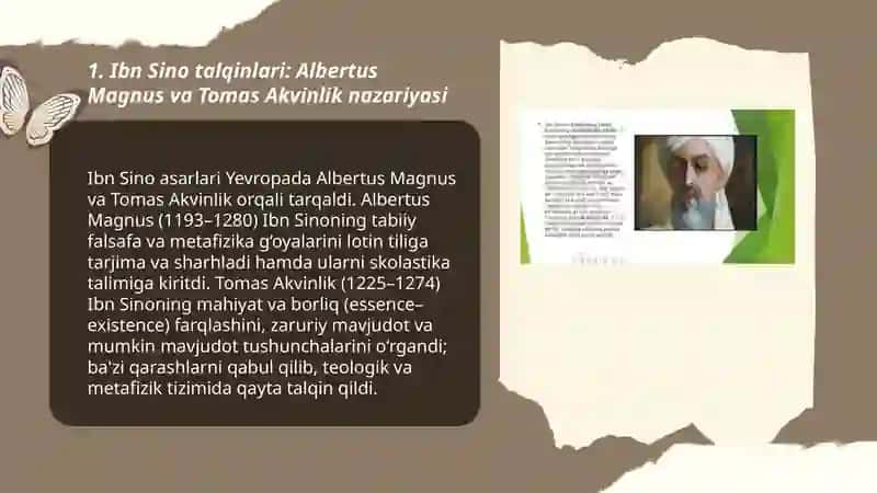 Ibn sino Yevropa olimlari talqinida 3