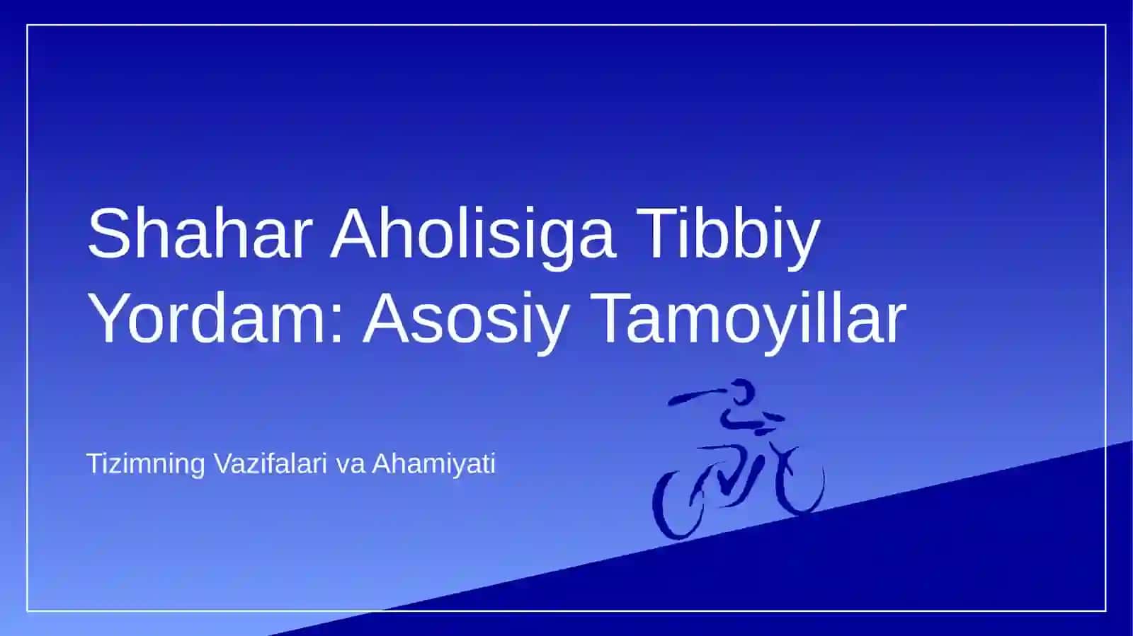 Shahar Aholisiga Tibbiy Yordam 3