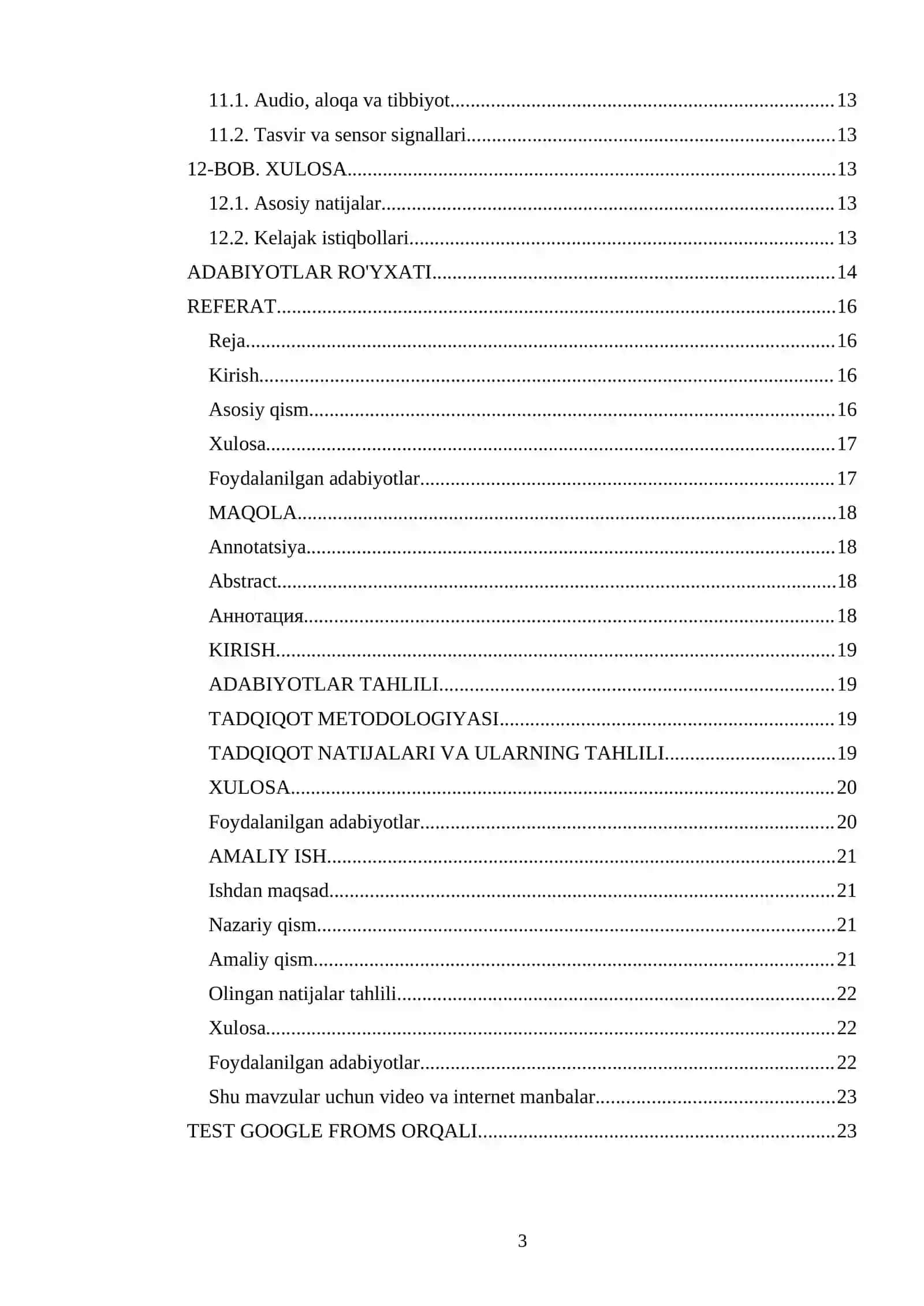 Raqamli filtrlar tuzilmalari 3