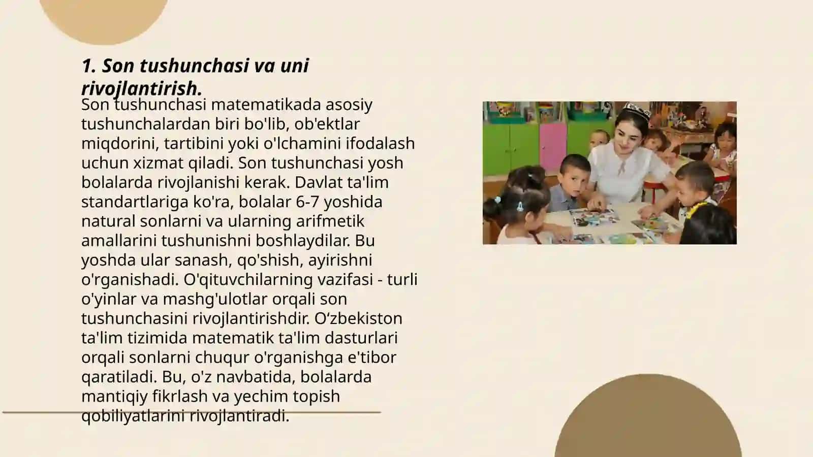 katta guruhlar uchun matematika ta'lim va tarbiyaviy jarayon ishlanmasi 3