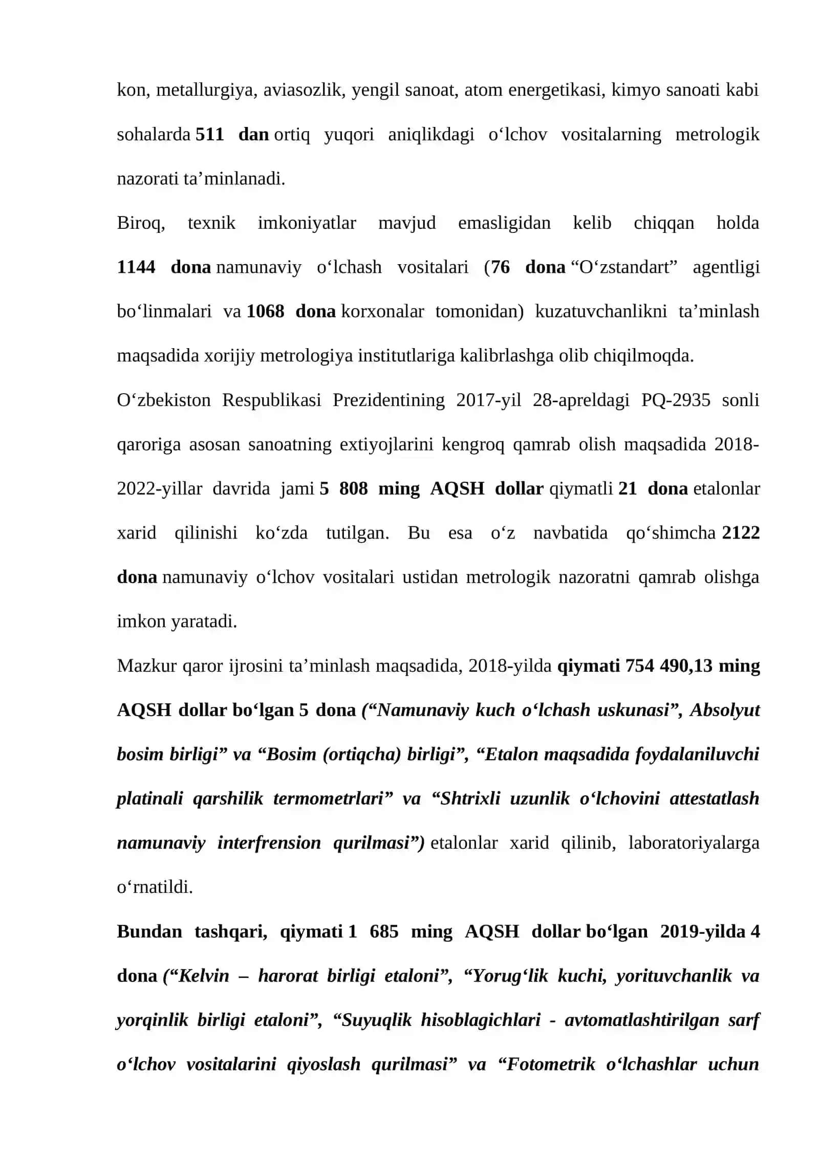 "Standartlashtirish xaqida" O‘zbekiston Respublikasi qonuni 3