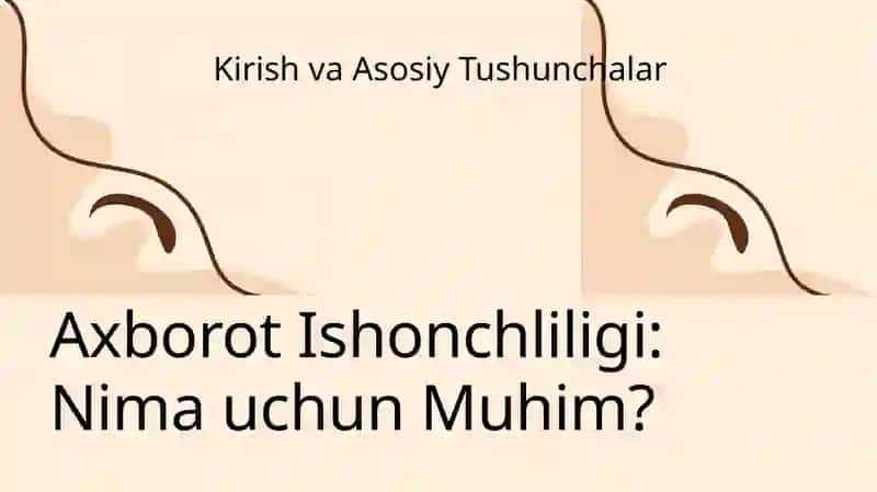 Axborotning ishonchliligi va tekshirish usullari 3