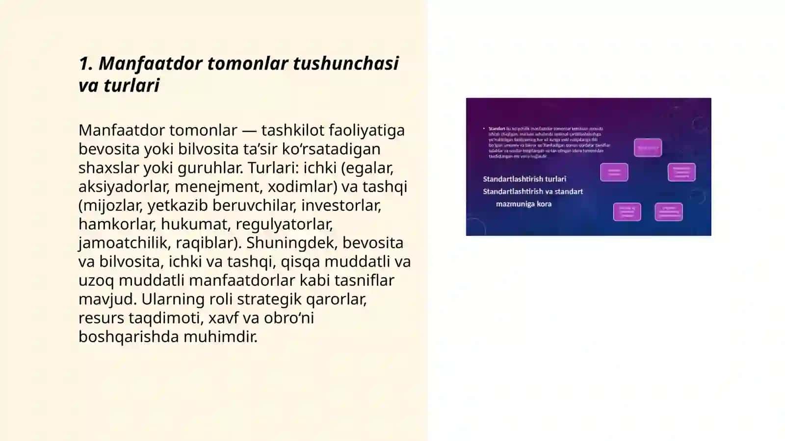 Manfaatdor Tomonlar 3
