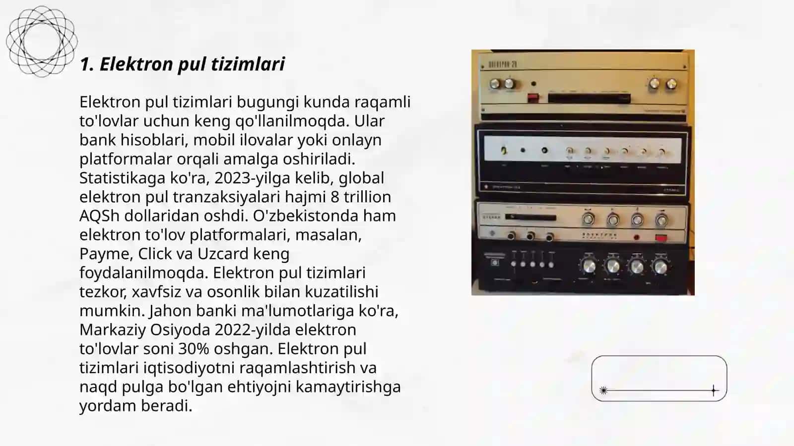 Elektron pul tizimlari 3