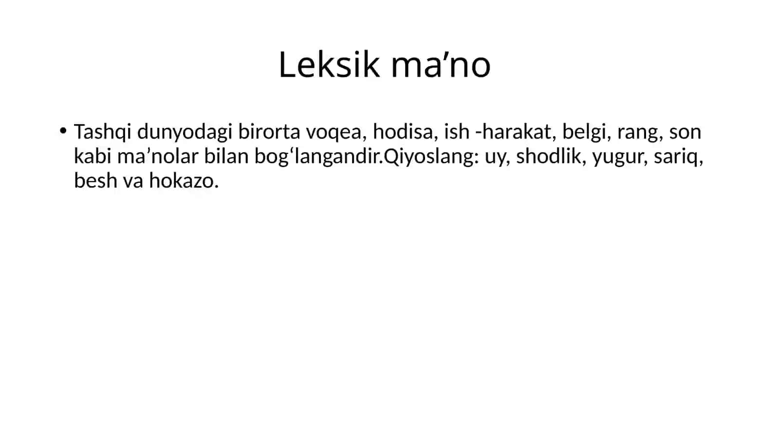 GRAMMATIK MA’NO 3