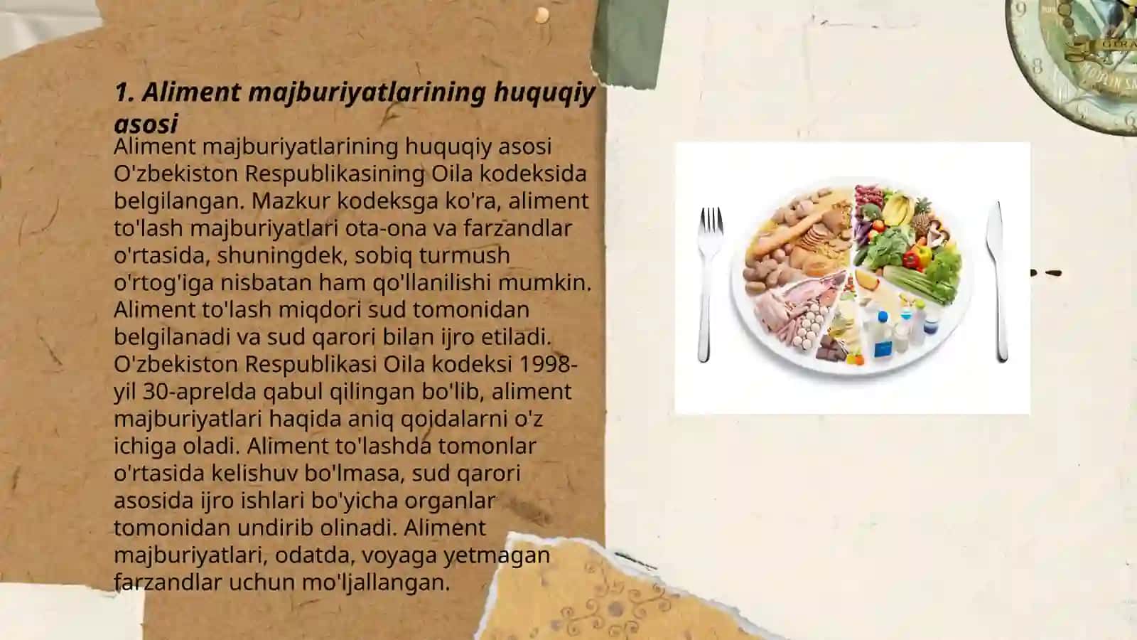 Aliment majburiyatlari 3