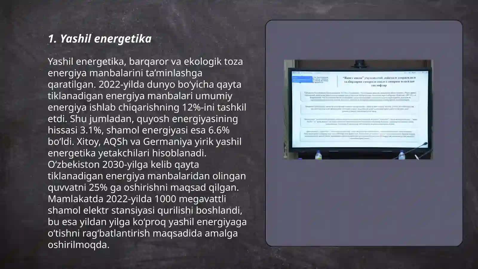 Yashil iqtisodiyot 2030 3