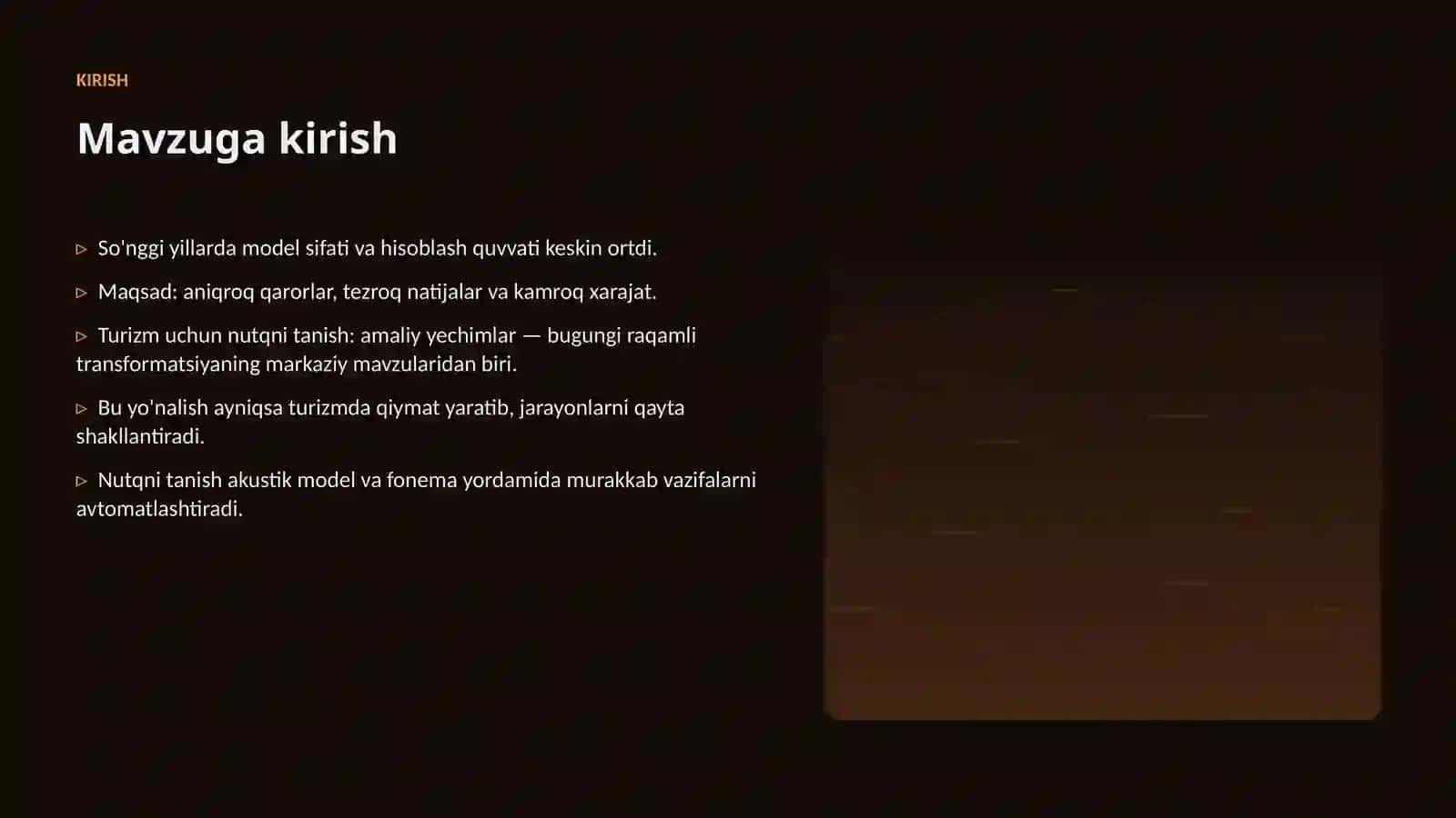 Turizm uchun nutqni tanish: amaliy yechimlar 3