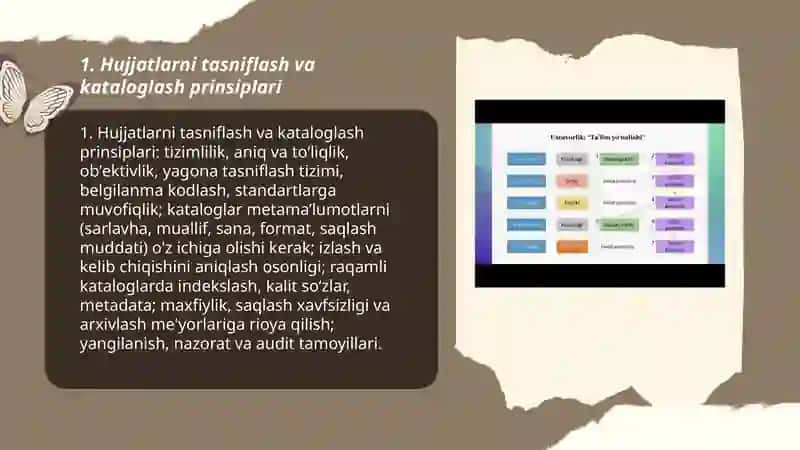 Hujjatlarni tizimlashtirish va nazorat qilish 3