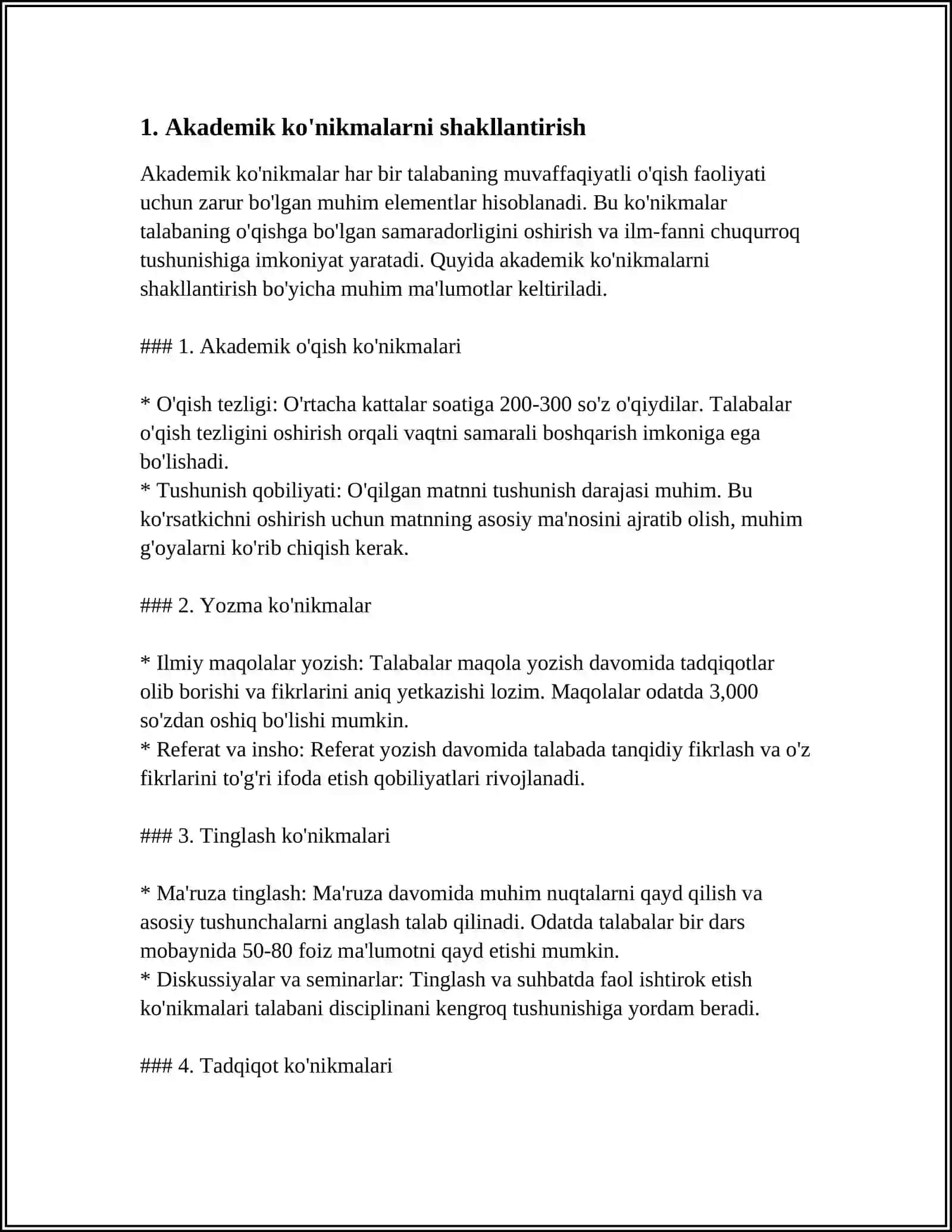 AKADEMIK KONIKMALAR VA KASBIY KOMPETENTLIK FANING PREDMETI MAQSADI VA VAZIFALARI 3
