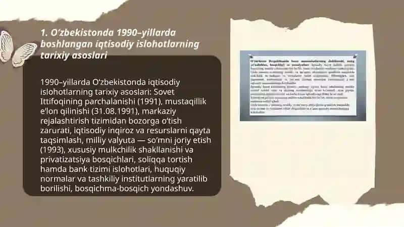 Iqtisodiy islohotlar 3