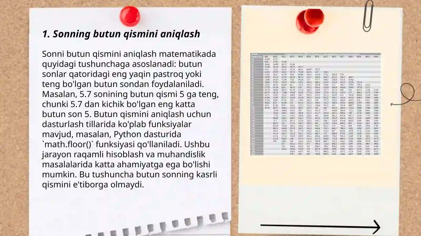 Sonning butun qismini aniqlash 3