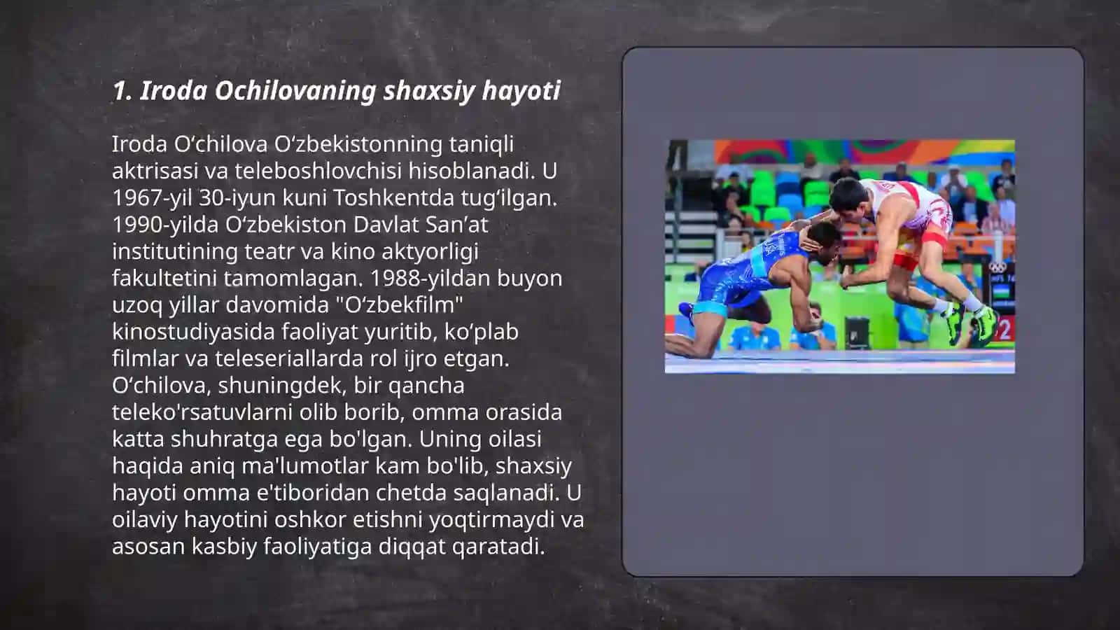Iroda Ochilovaning shaxsiy hayoti 3