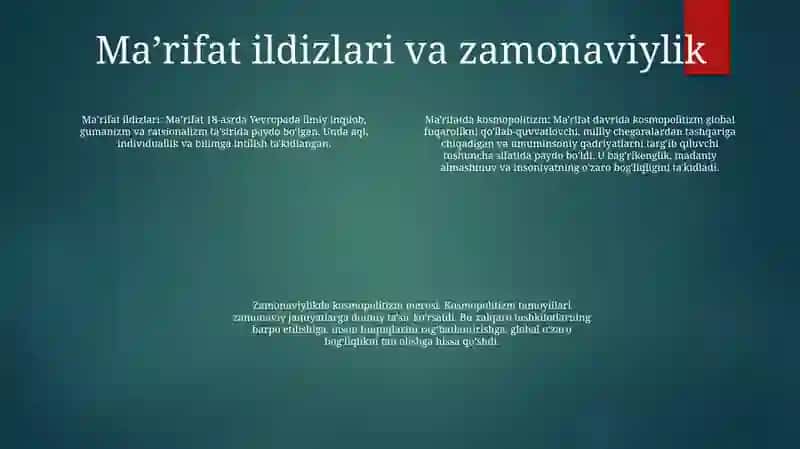 Kosmopolitizm 3