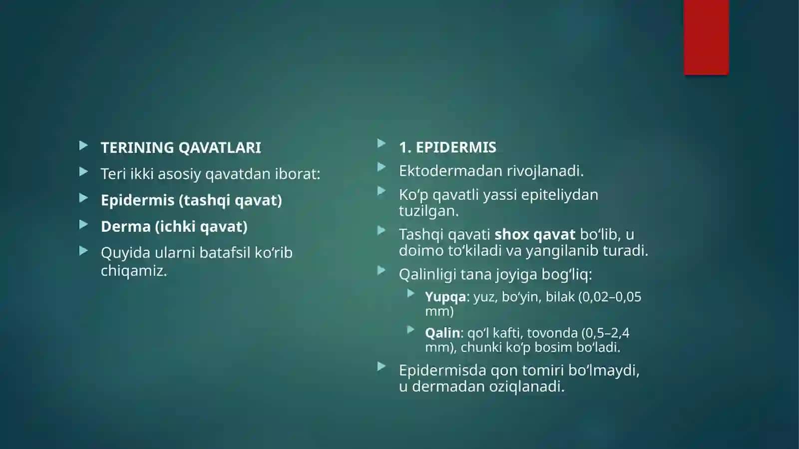 TERI VA UNING HOSILALARI 3
