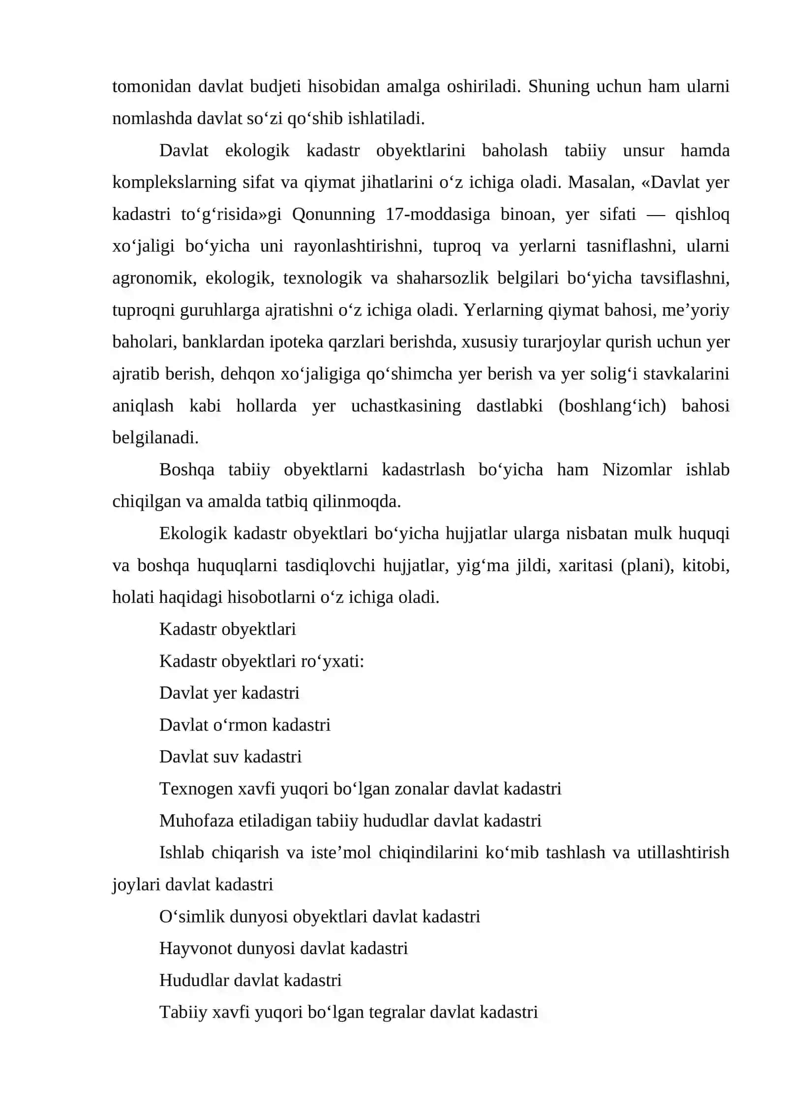 Ekologik kadastr, nazorat va ekspertiza 3