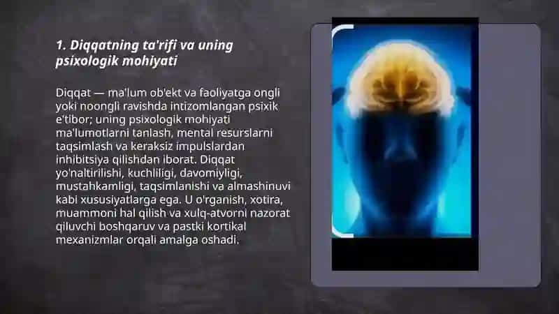 Diqqatning psixologik xususiyatlari 3