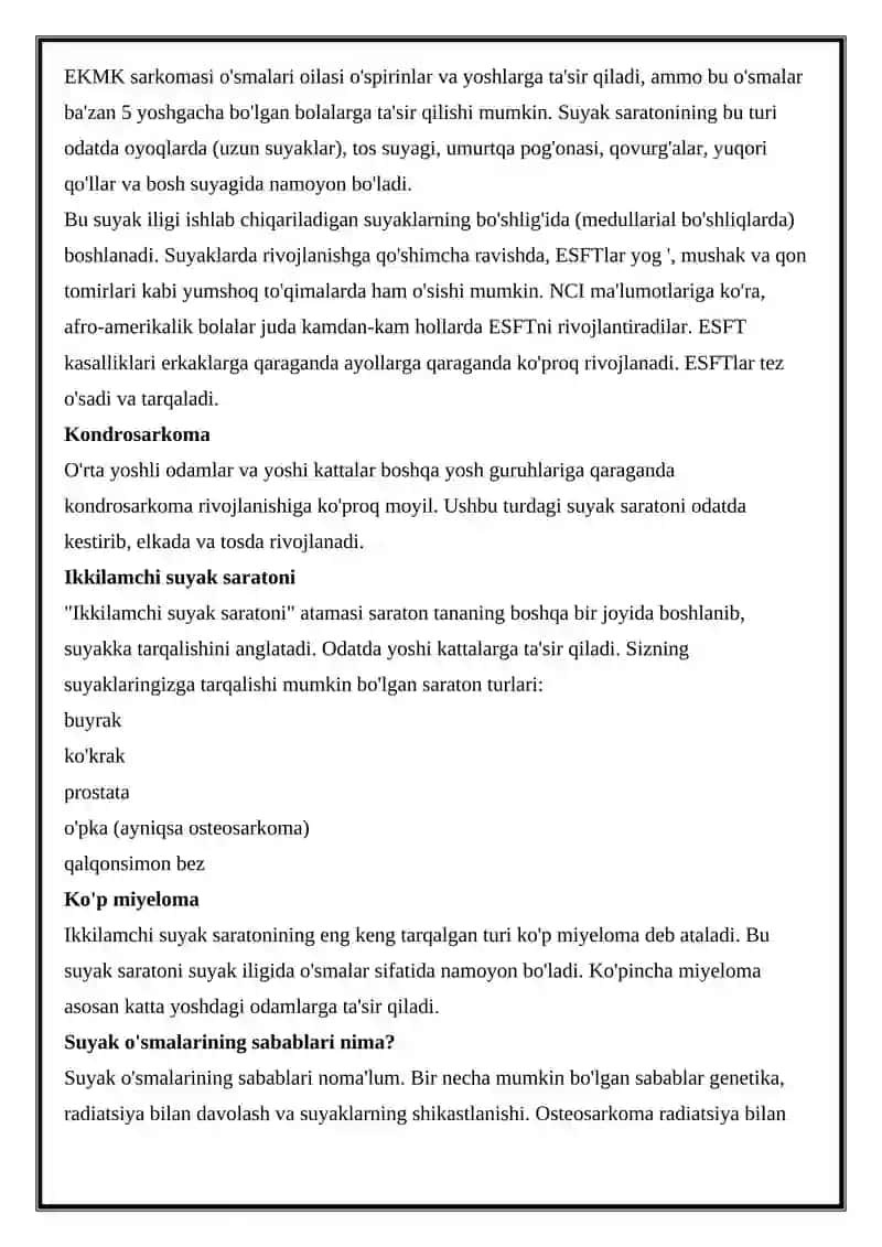 SUYAK TO’QIMASI O’SMALARI 3