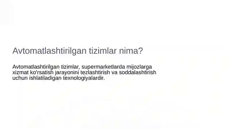 Avtomatlashtirilgan Tizimlar Tushunchasi 3