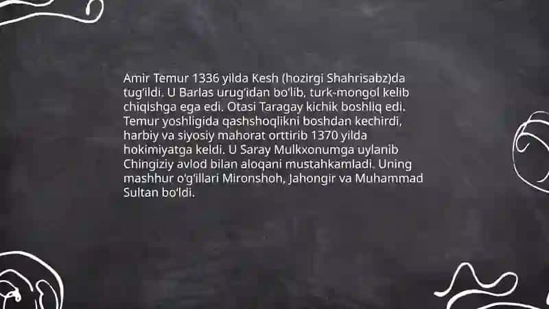 Amir Temur buyuk davlat arbobi 3