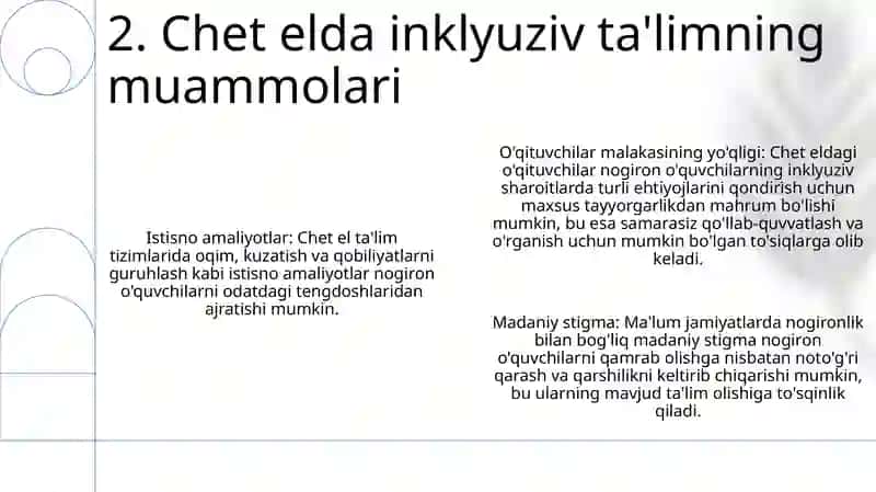 Chet Elda Yordamga Muhtoj Bolalarning Inklyuziv Ta’Limi 3