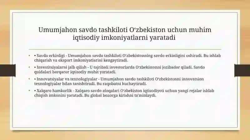 Umumjahon savdo tashkiloti 3