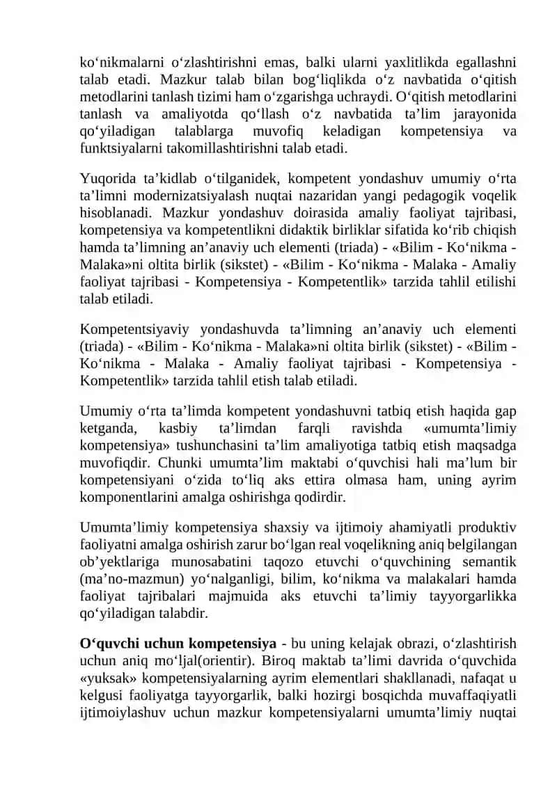 Ta'lim mazmuni 3