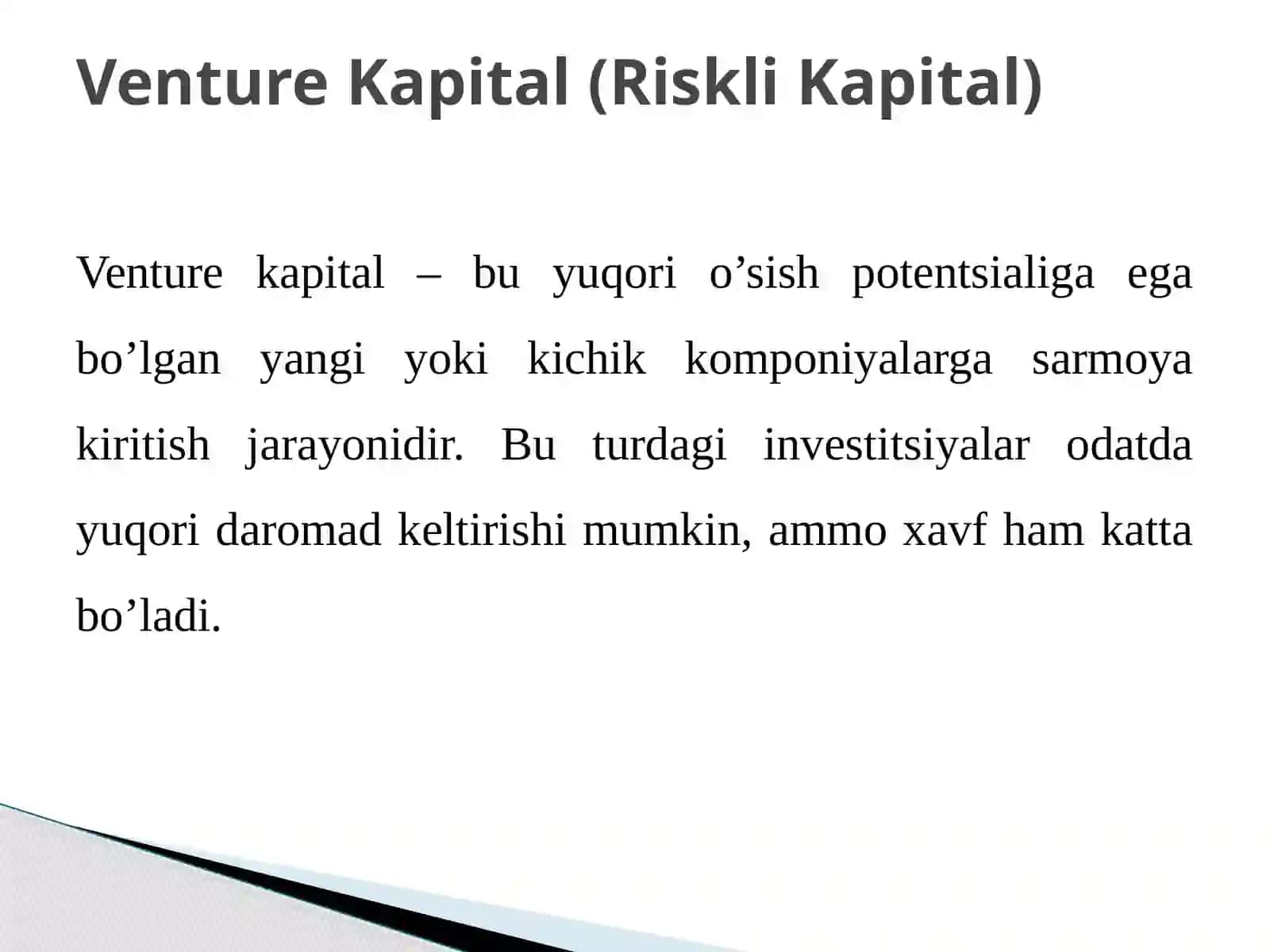Innovatsiyalarni moliyalashtirish 3