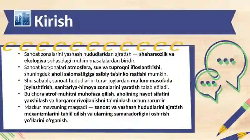 Sanoat zonalarini yashash hududlaridan ajratish mexanizmlari 3