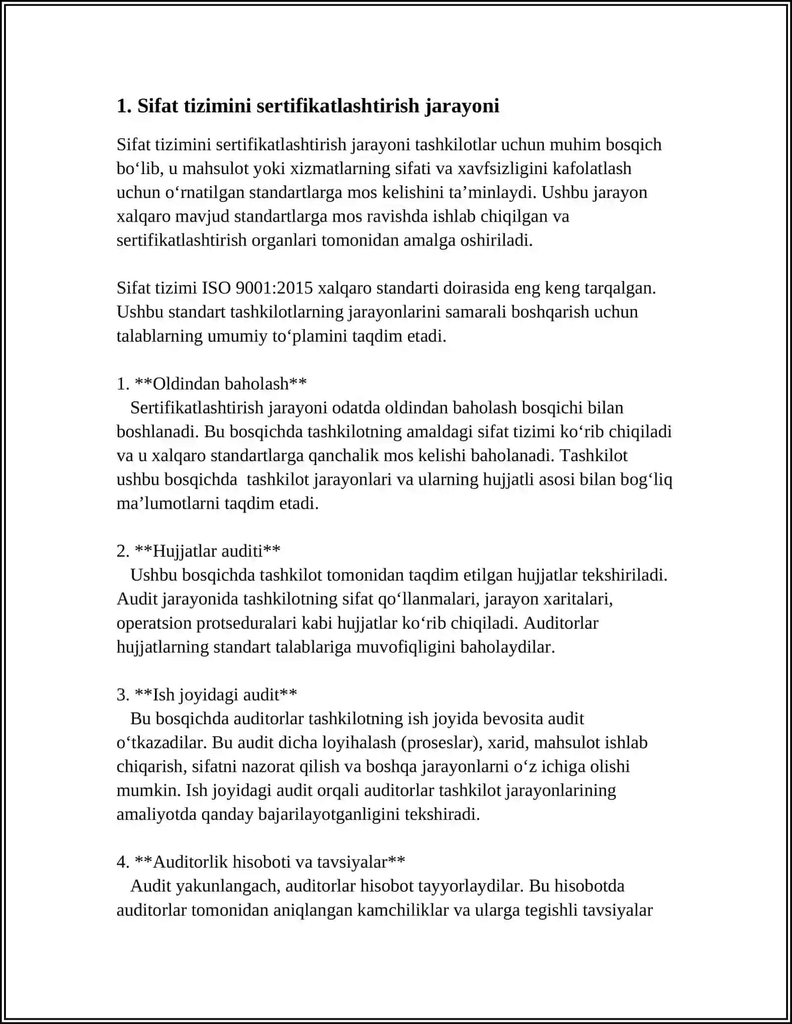 SIFAT TIZIMINI SERTIFIKATLASHTIRISH 3