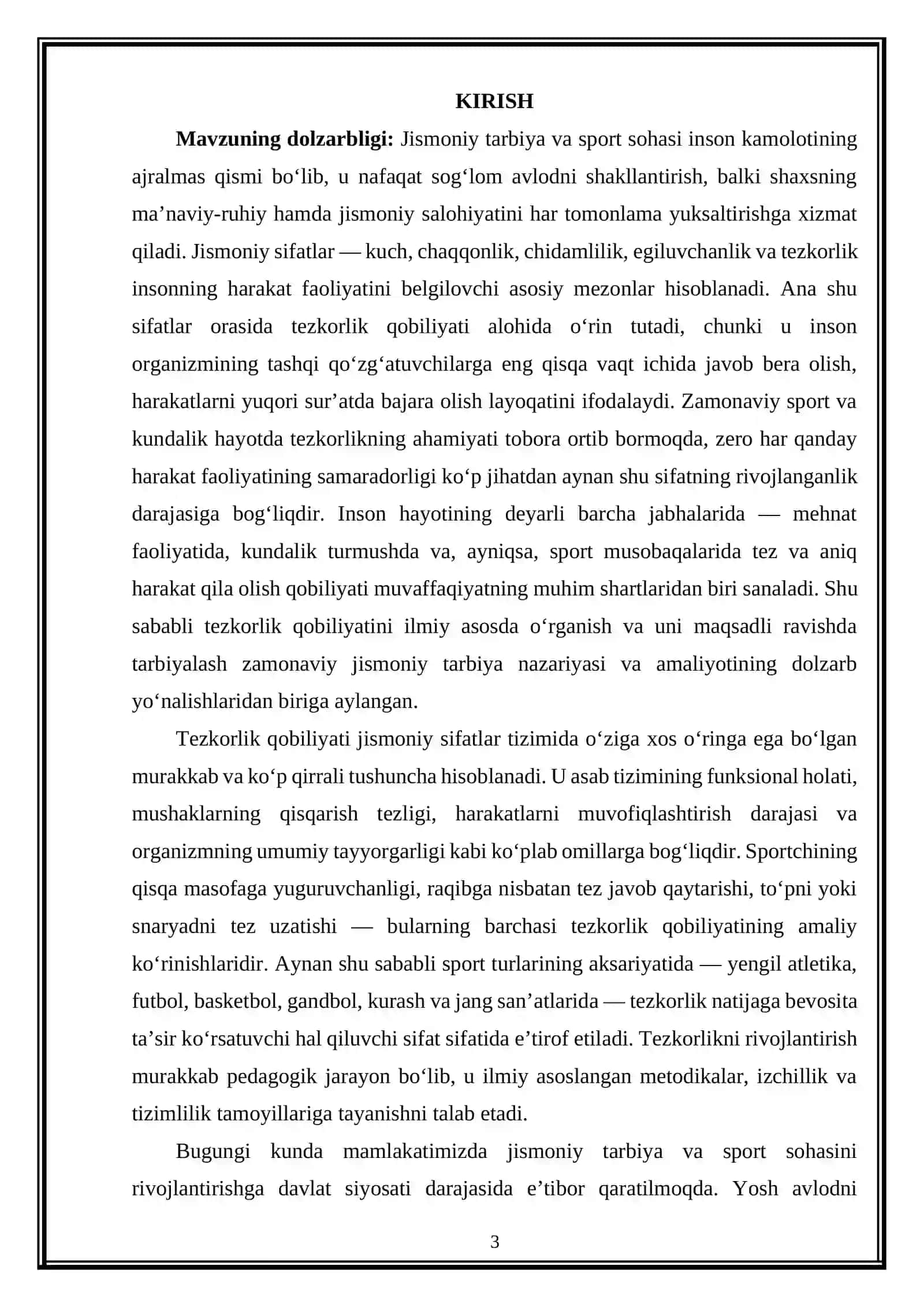 Tezkorlik qobiliyatini tarbiyalash 3