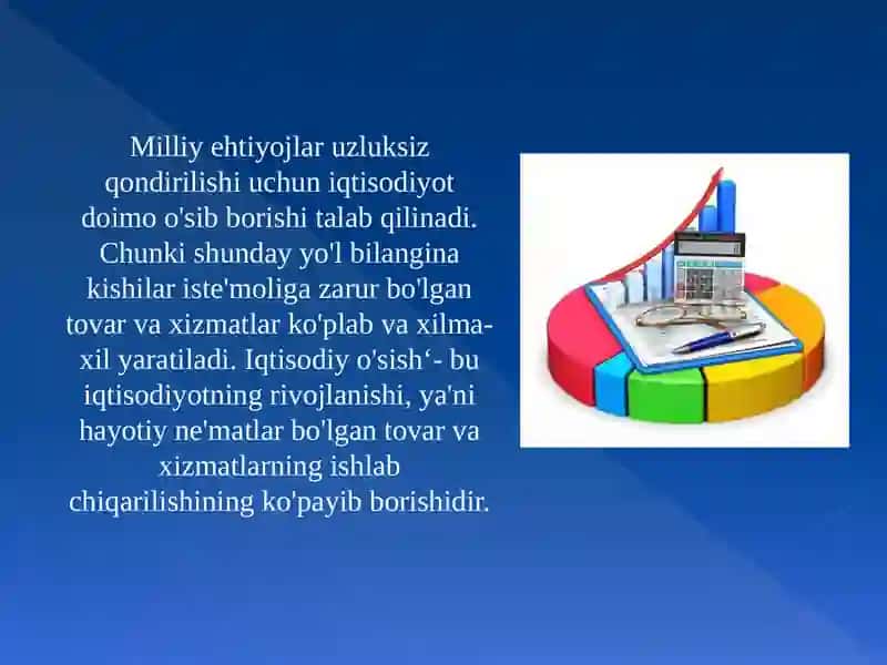 Iqtisodiyo'sishning umumiy tavsifi 3
