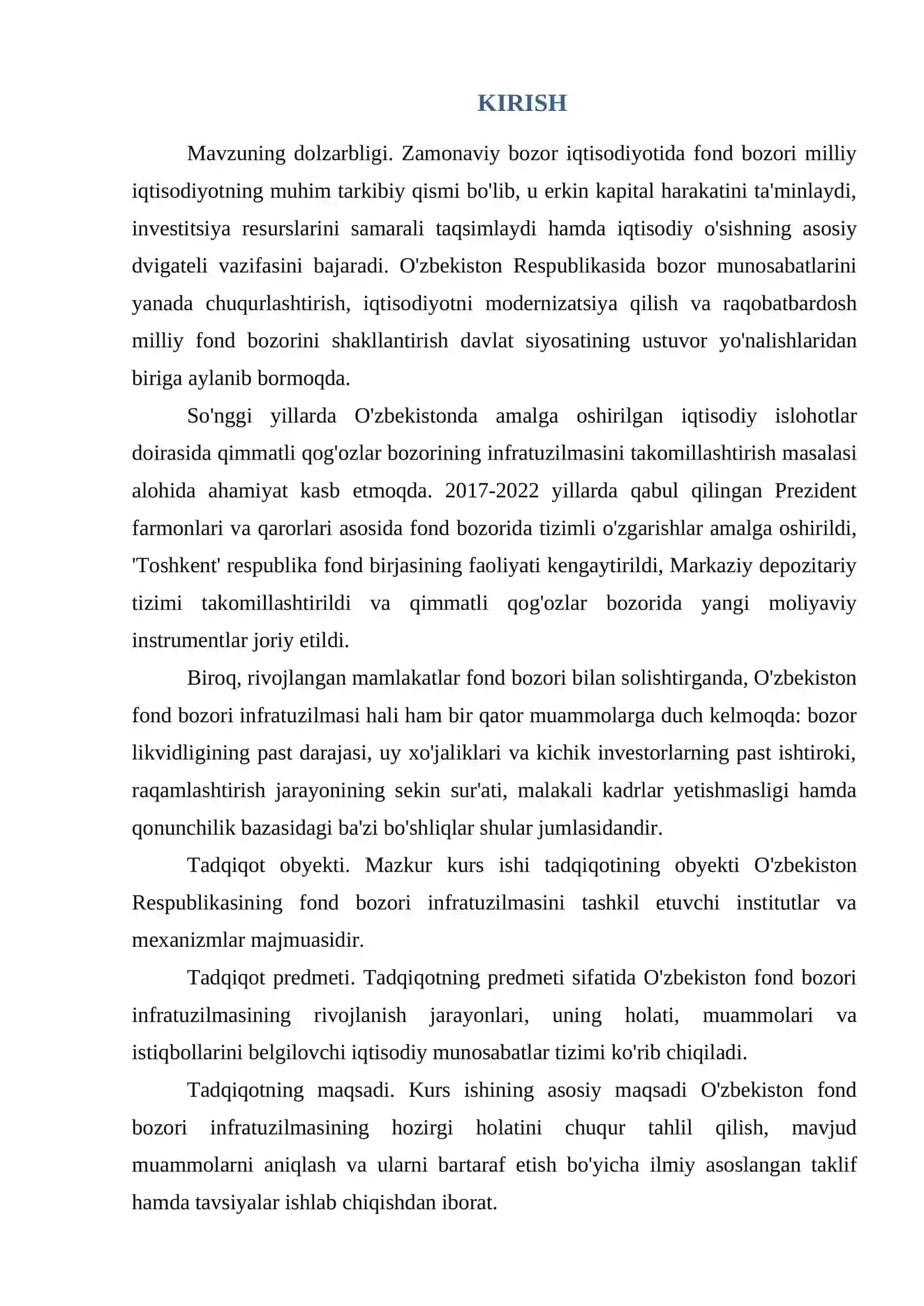 Fond bozori 3