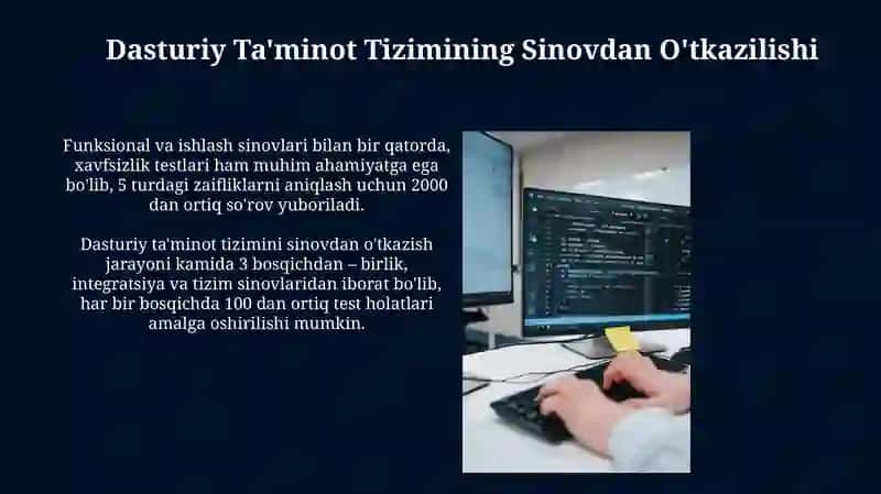 Dasturiy Ta'minot Tizimi 3