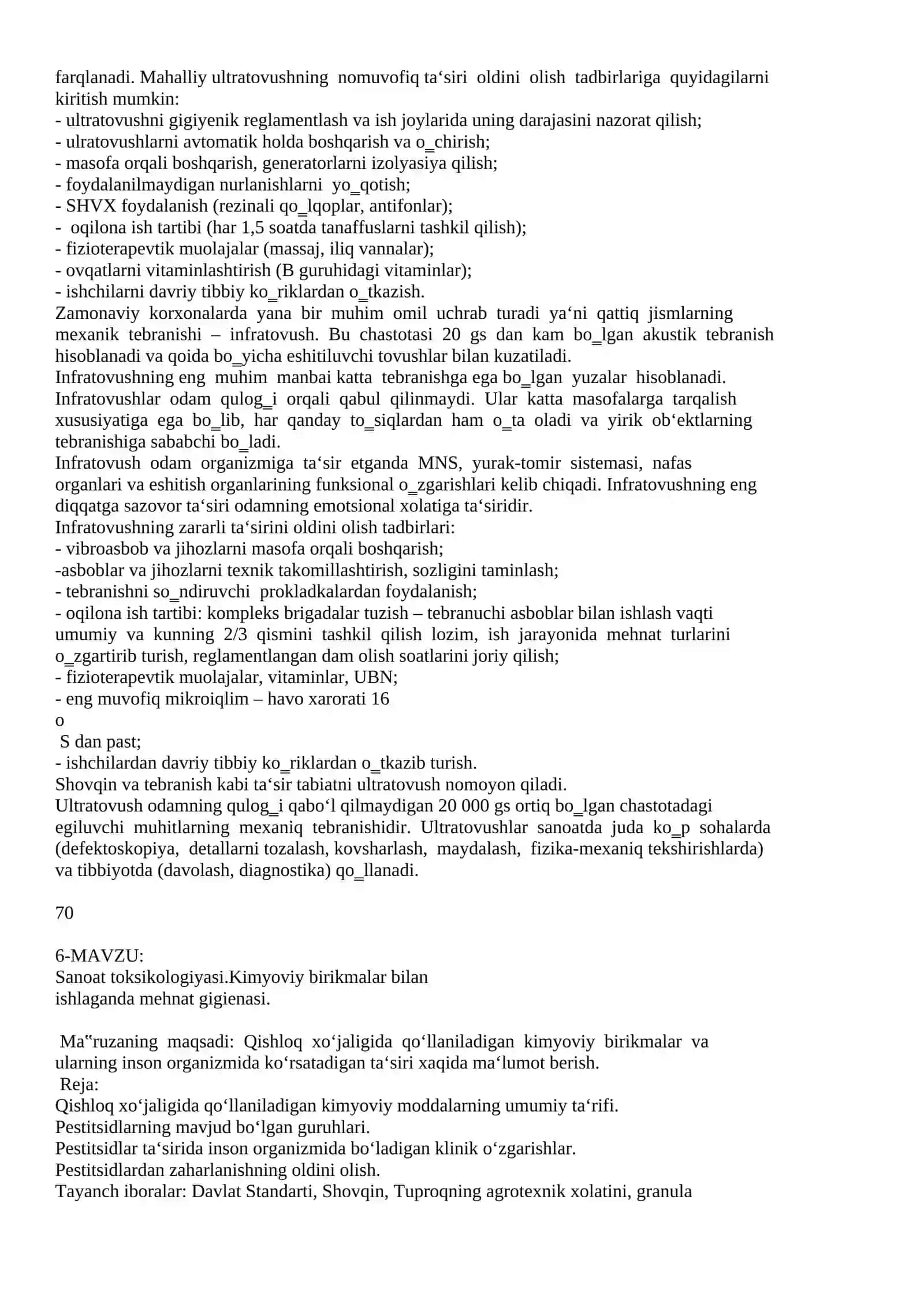 CHANGNING INSON ORGANIZMIGA TA’SIRI 3