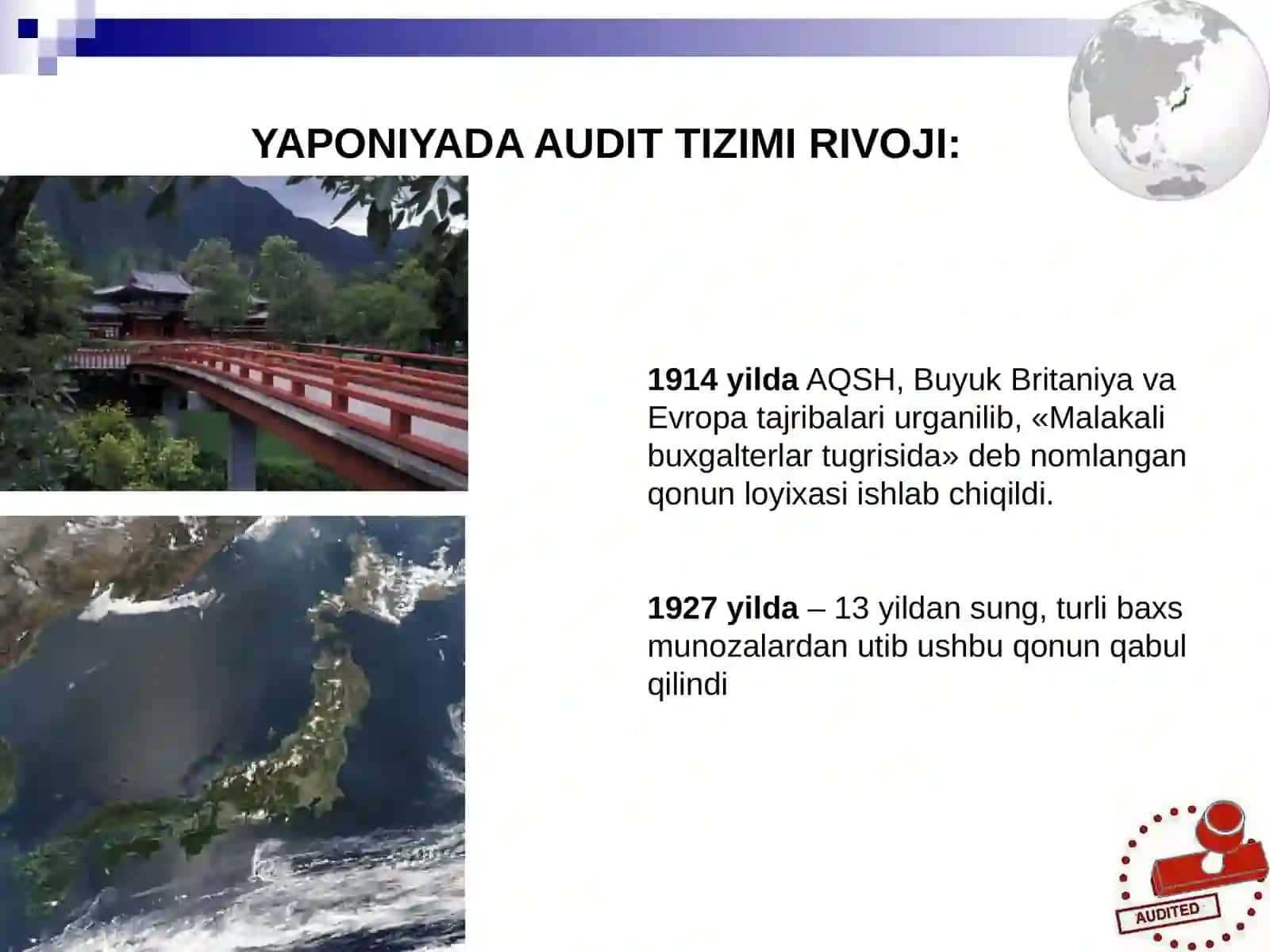 OSIYO DAVLATLARIDA AUDIT TIZIMI 3