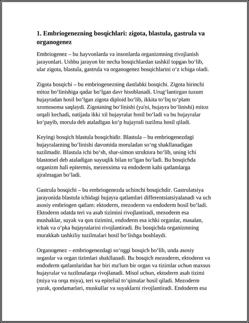 Embriogenez. Teretogen omillar 3