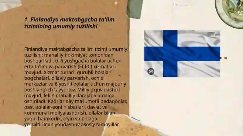 Finlandiya maktabgacha ta'lim tizimi 3
