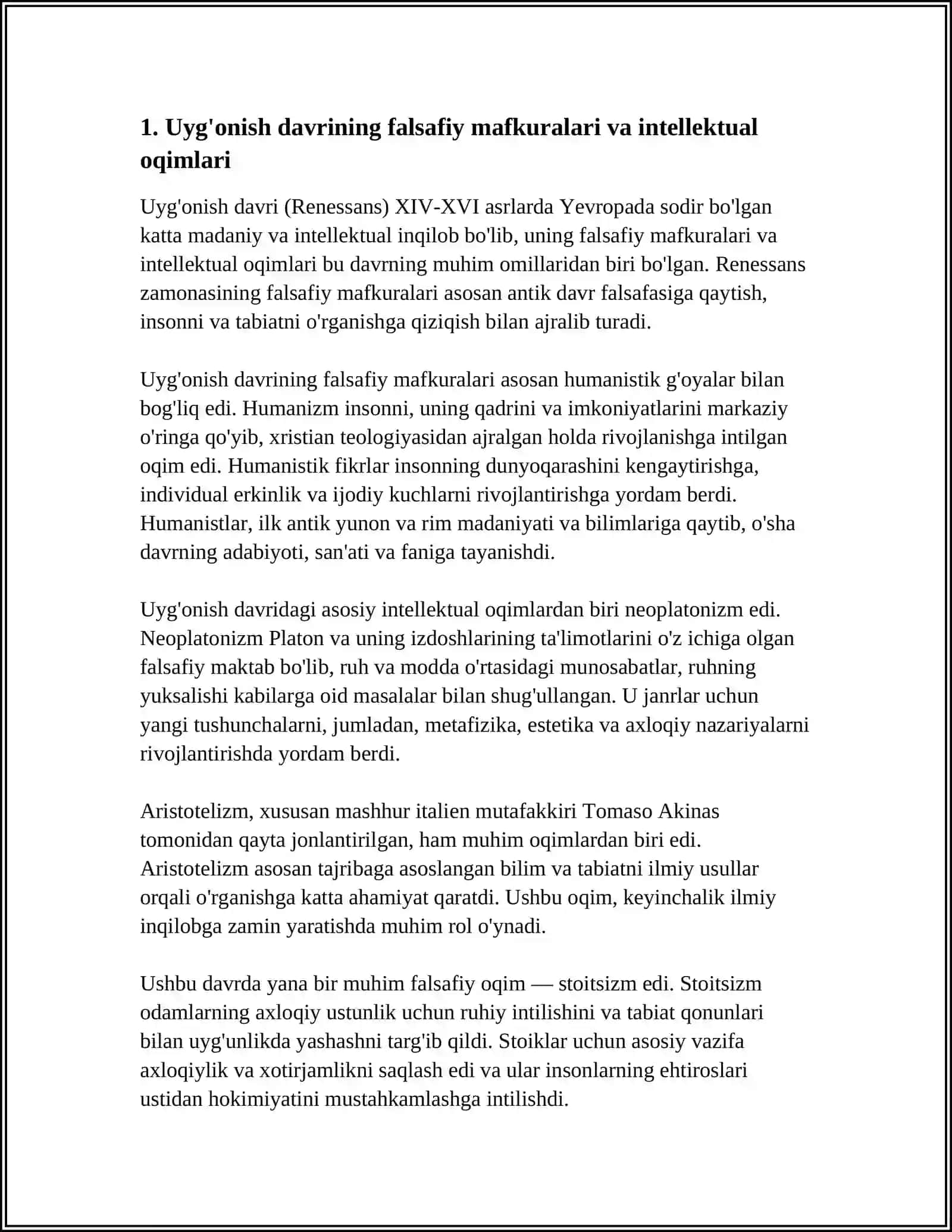 UYGʻONISH DAVRINING FALSAFIY TARIXIY VA BADIIY OMILARI 3