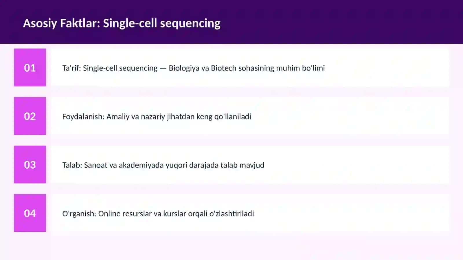 Single-cell sequencing 3