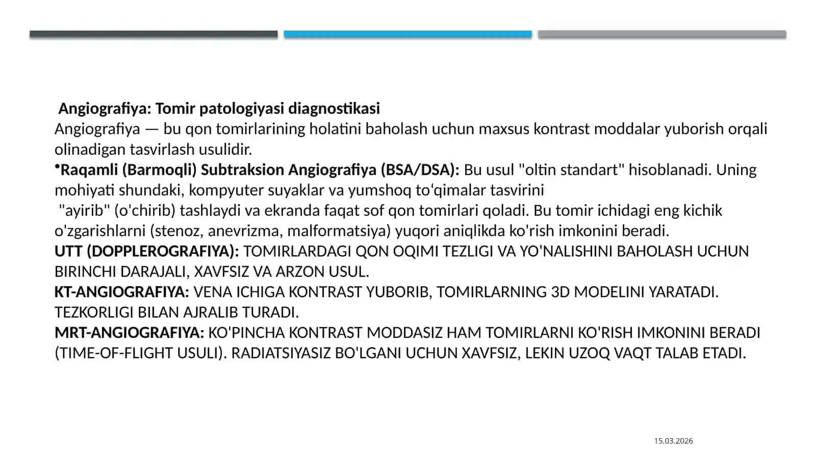 Intervension radiologiya va angiografiya radiologiya 3