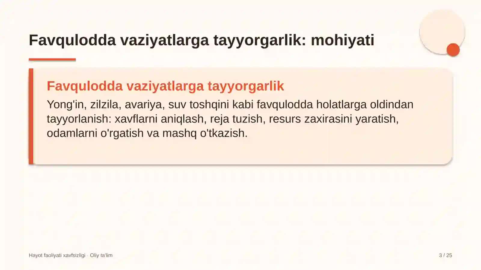 tosh shag'al karyerlarida favqulodda vaziyatlarga tayyorgarlik 5159 3