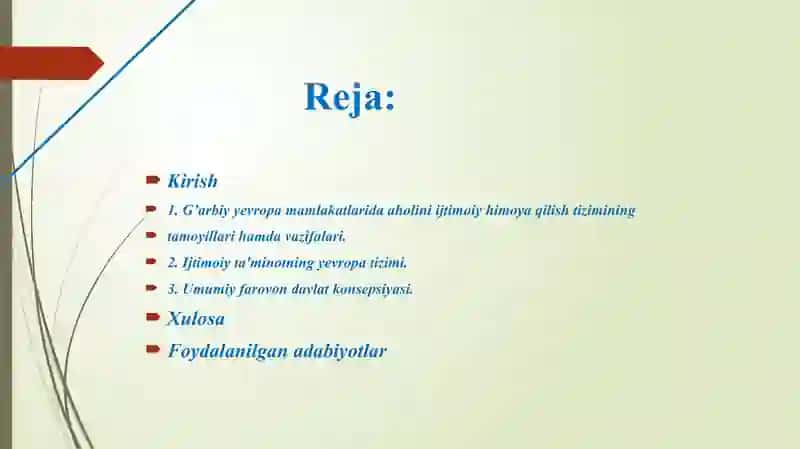 Yevropa mamlakatlarida aholini ijtimoiy himoyasi 3