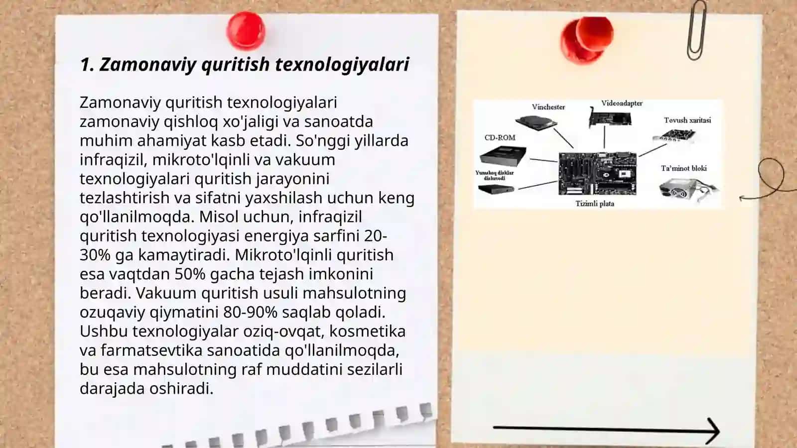 Zamonaviy quritish texnologiyalari 3