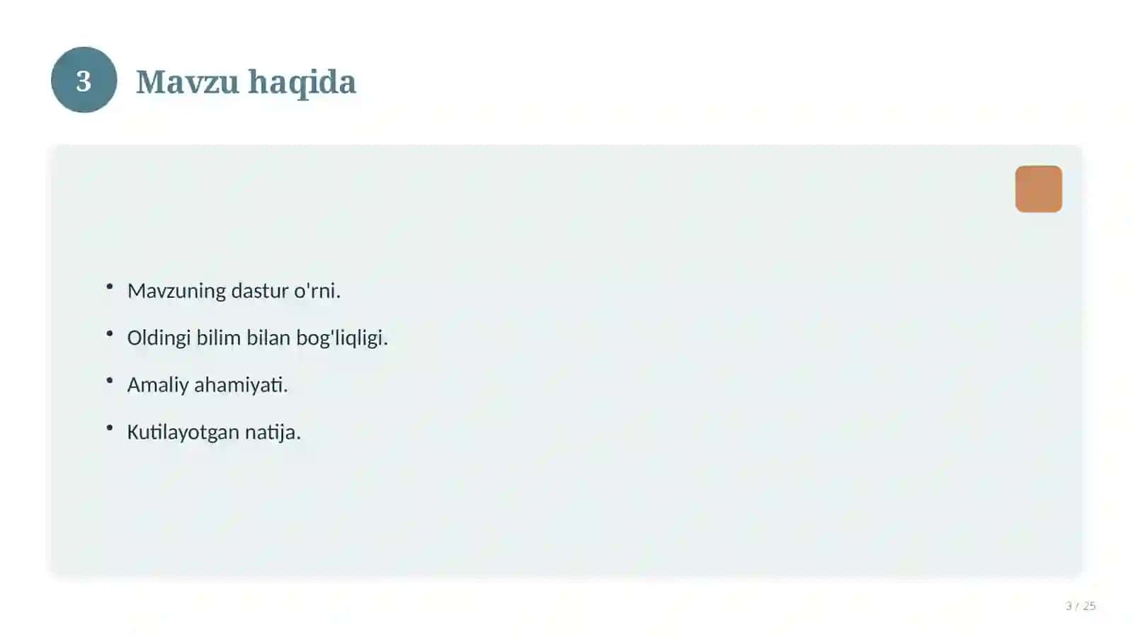 Matematika fanidan 6-sinf: slayd-taqdimot (dars uchun) 3