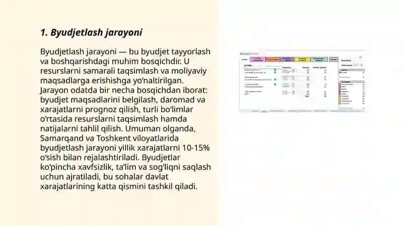 Byudjetlashtirish va byudjetli boshqarish 3