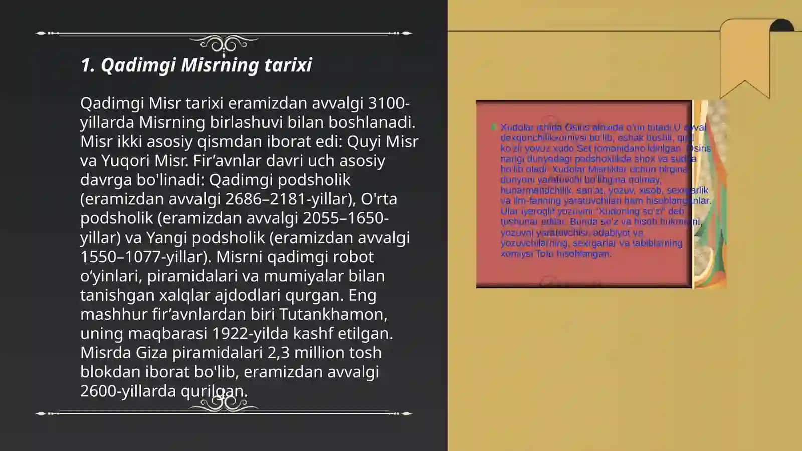 Qadimgi Misr madaniyati 3