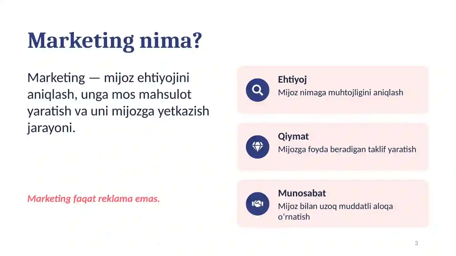 Marketing asoslari 3