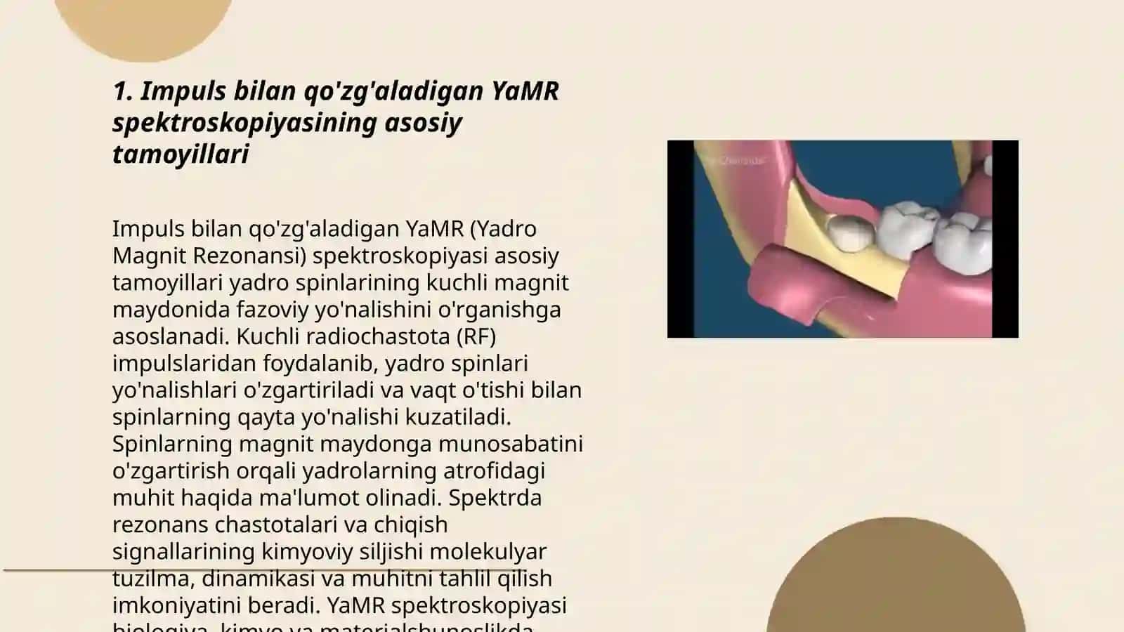 Imper bilan qo’zg’aladigan YaMR spektroskopiyasi 3